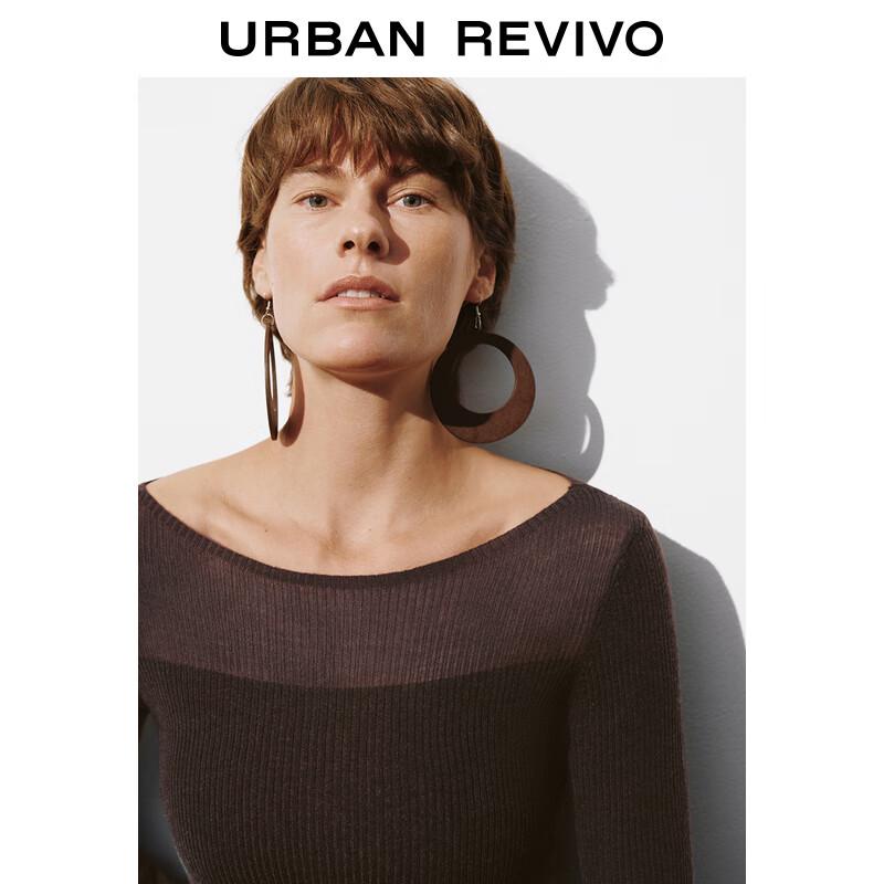 UR Women's Retro Arden Slim Fit Long Sleeve Knit Top