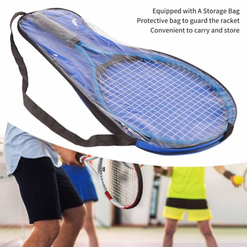 Kids Tennis Racket Shock Absorbing Professional Iron Frame Children Tennis Training Racquet For 3 To 5 Years Old