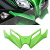 Para kawasaki ninja 300 ninja 250 ninja300/250 ex300 2013-2017 peças da motocicleta spoiler fixo vento asa protetor dianteiro