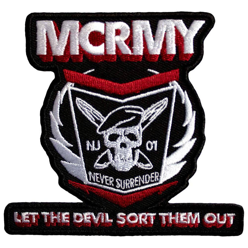 My Chemical Romance Never Surrender Woven Iron On Patch