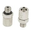 20 Stück M5 4 mm Mini-Pneumatik-Druckluftanschluss, gerader Stecker, Luftschlauch, Schnellmontage