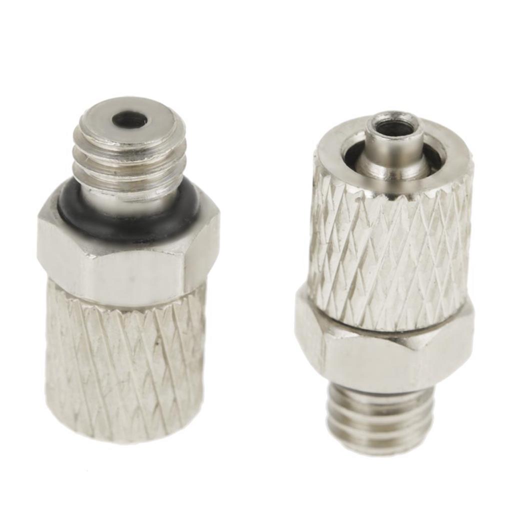 20 Stück M5 4 mm Mini-Pneumatik-Druckluftanschluss, gerader Stecker, Luftschlauch, Schnellmontage