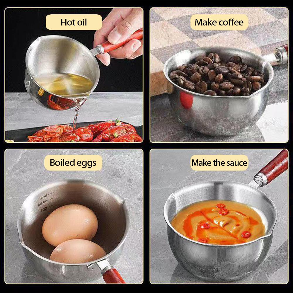 German Extra-Thick 316 Stainless Steel Mini Oil Pouring Pot