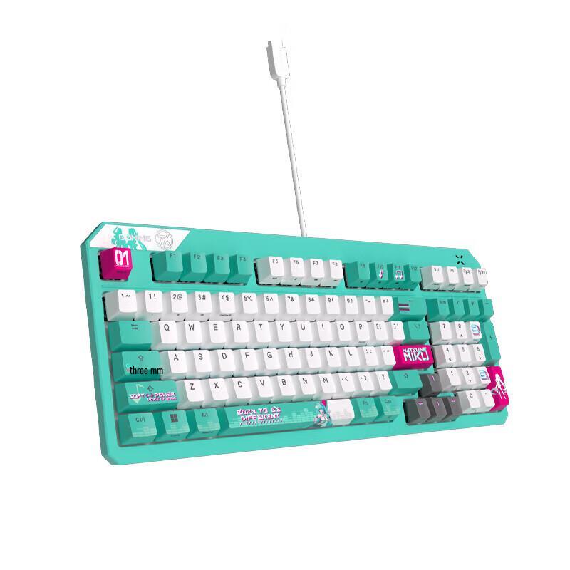ASUS Tianxuan TX98 RGB Optical Mechanical Gaming Keyboard - Hatsune Miku Edition