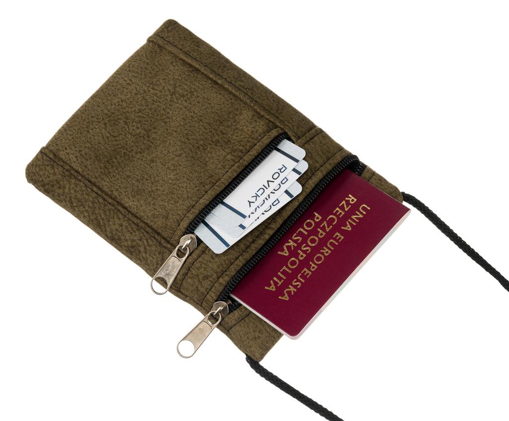 PU Passport Case PASZ-ZW-KHAKI S