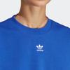 adidas Originals Sweatshirts Women's Fluorescent Blue Crew Neck Moderate Regular IA6501