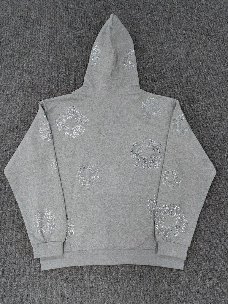 Deluxe Denim Tears Floral Hoodie & Hose Set für Herren