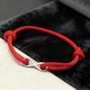 Infinite Love String Bracelet For Couple 6 Colors Available Stainless Steel Metal 3mm Milan Thread Valentine Day Accessories