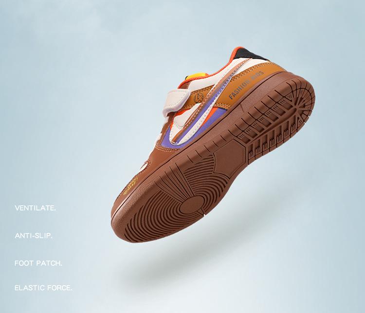 AJ1 Kids' Spring 2025 Multicolor Skate & Basketball Shoes, Medium & Large Sizes, Air Force One Style for Girls