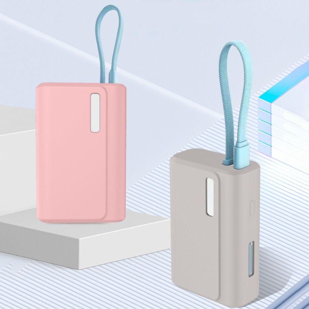 Silicone Portable Charger Protective Case Anti Drop with Lanyard Carrying Organizer Case Soft for CUKTECH CP13 10000mAh