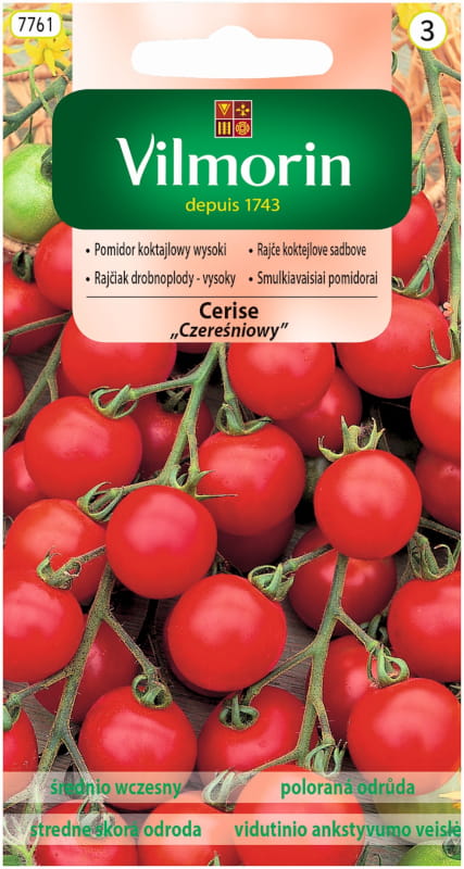 Помидоры черри высокие Cerise "Cherry" 1г - VILMORIN