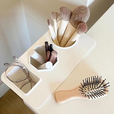 Stylish Multi-Functional Desk and Wall Pen & Makeup Brush Holder