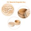 Dog Hair Keepsake Box Wood Pet Hair Keepsake Box Durable Pet Memorial Box Tooth Collection Memorial Box For Dog And Cat Ashes
