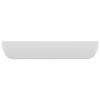 VidaXL Luxury Rectangular Washbasin Countertop Washbasin Toilet Hand Basin Bathroom Vanity Home Cosmetics Room White 146954