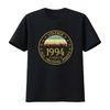 Vintage 1994 Original Parts Birthday Womens T Shirt Vintage Washed Fashion Homme Stretched Soft Breathable Casual Unisex