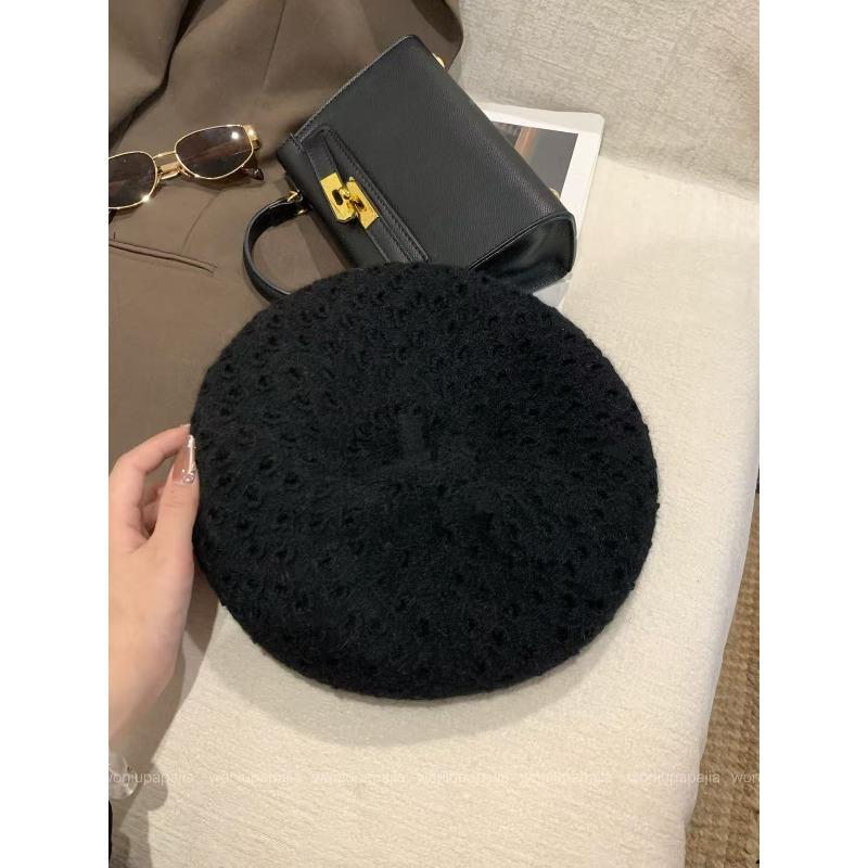 

Белый берет Женская новая модель, показывающая Кепка газетчика, Шляпа художника, Универсальная шляпа, Женский зимний стиль one size