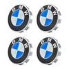4 Pieces of 56/65mm Car Badge Wheel Center Cover Stickers and Wheel Hub Cover Stickers, Suitable For BMW E60 E36 E34 X6 F10 F20