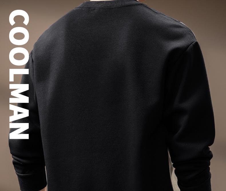 Luksusowa męska bluza z kapturem w stylu retro, patchwork w bloki kolorów, ciężka, jesienna kolekcja