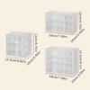 Beauty Contact Lens Storage Box Daily Disposable Contact Lens Cabinet Multi-Grid Large Capacity Eye Rack Transparent Storage Box