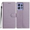 For Motorola Edge 50 Pro 5G Leather Phone Case Wallet Stand Cover with Handy Strap