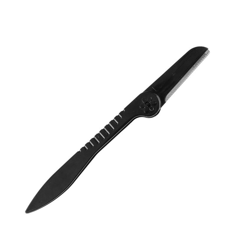 1 Pezzo Rasoio per Sopracciglia con Cappuccio Rifinitore per Sopracciglia Lama Affilata Coltello da Trucco Strumento per Modellare le Sopracciglia Rimuovi Peli Facciali Per