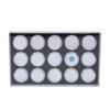 Pack of 15 Small Acrylic Gem Display Boxes with Rotating Lid Round Acrylic Containers for Neat and Secure Storage