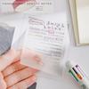 Notepad Stationery Sticker Transparent Sticky Notes Daily To Do List Planner Sticker PET Memo Pad