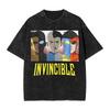 Invincible Cartoon Comic Mark Grayson Shirt Harajuku Style for Men Women Pure Cotton T-Shirts Tee Clothing Men Clothing