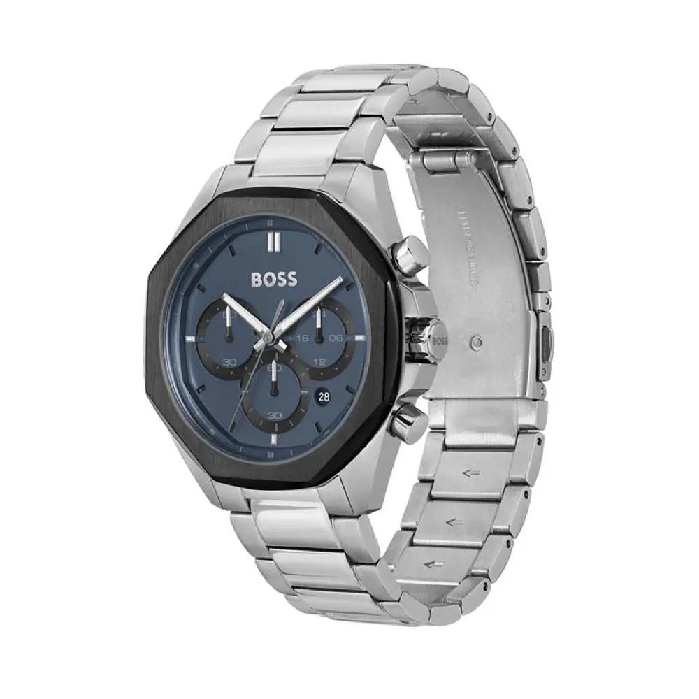 BOSS Cloud Blue Stainless steel Silver Men's Quartz Watch 1514015
