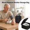 Shockproof Blood Pressure Monitor Storage Bag Portable Waterproof Travel Carrying Pouch with Handle Large Capacity