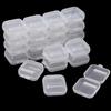 15/30pcs Mini Storage Box Jewelry Hardware Beads Earring Necklace Earplugs Transparent Display Box Store Home Storage Tool XJM