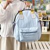 Color Block Rucksack Große Kapazität Umhängetasche