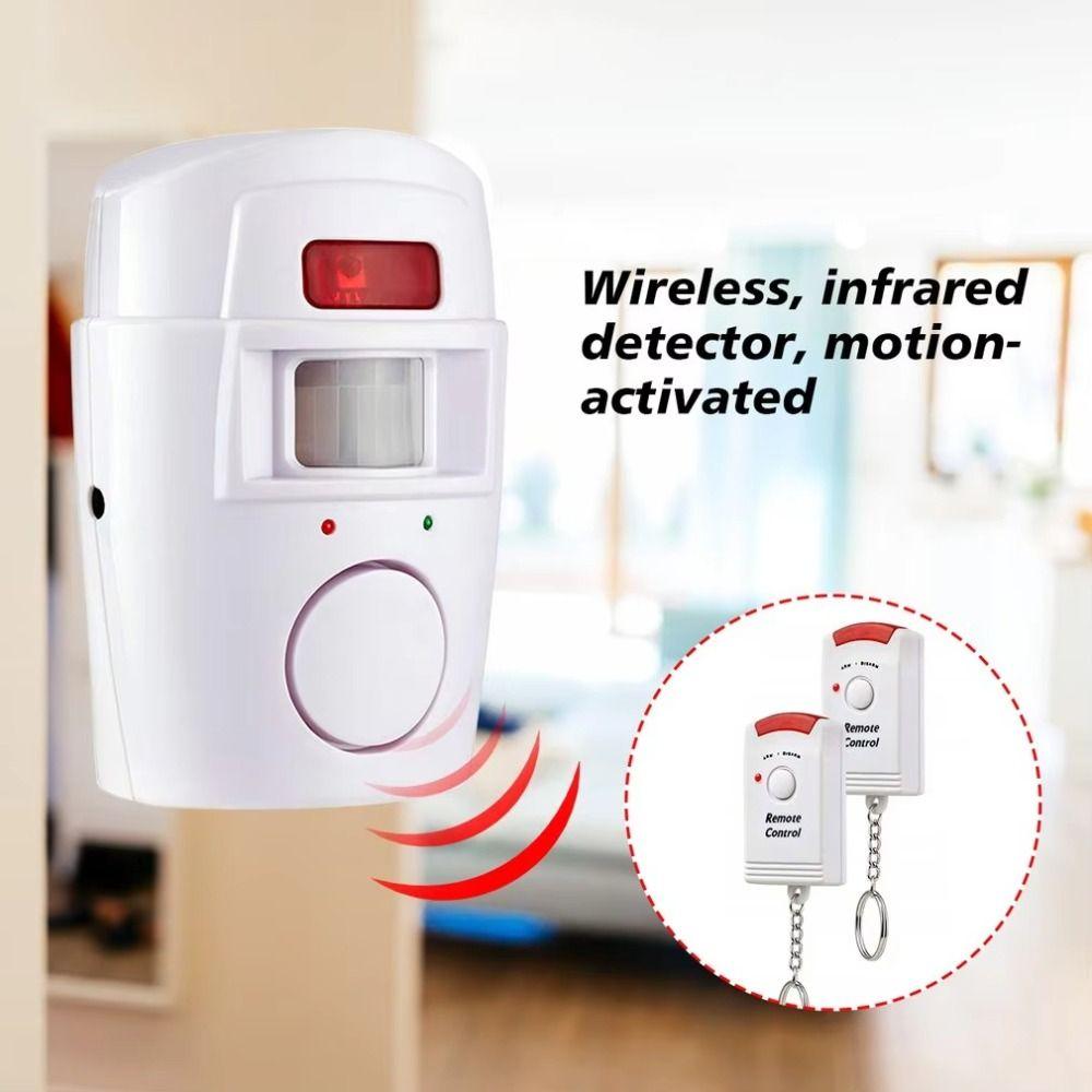 2 Remote Controls Security Detector Wireless Home Security  Garage Security