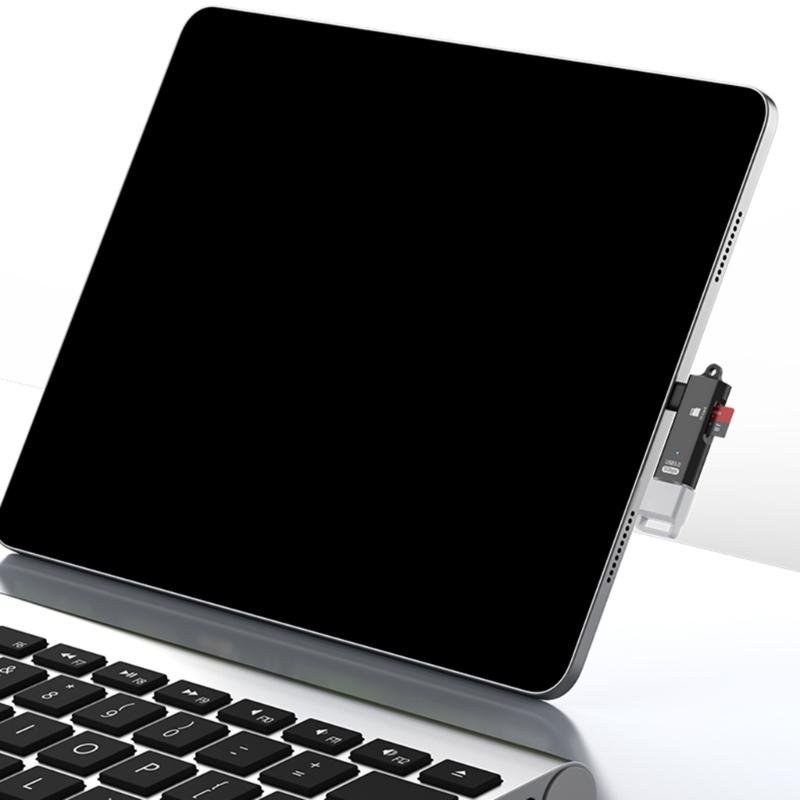 Aluminum USB Type C Data Link Small Storage Card Reader USB Rapid Processor For Camera Laptop Phone Tablet And Computer