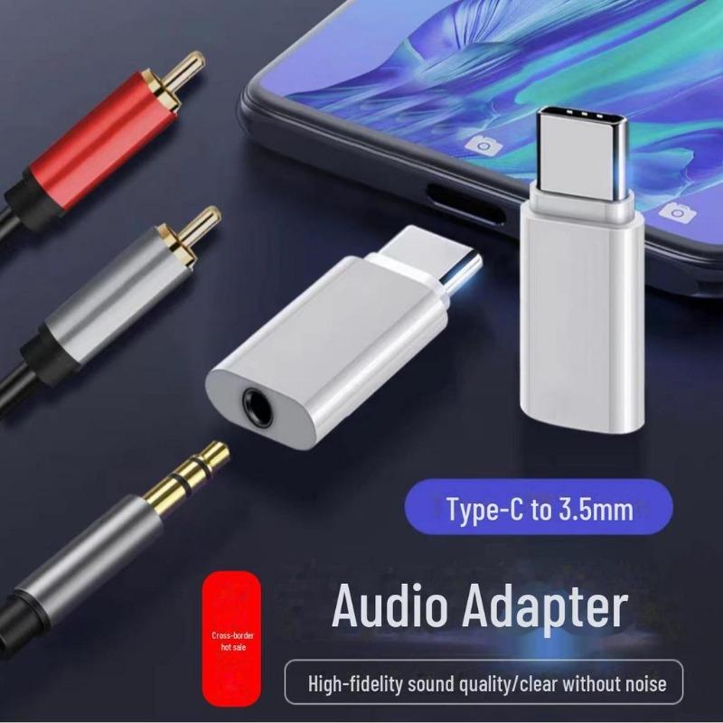 

3.5mm To Type-C Audio OTG Converter for Huawei Android Phones 1PCS белый