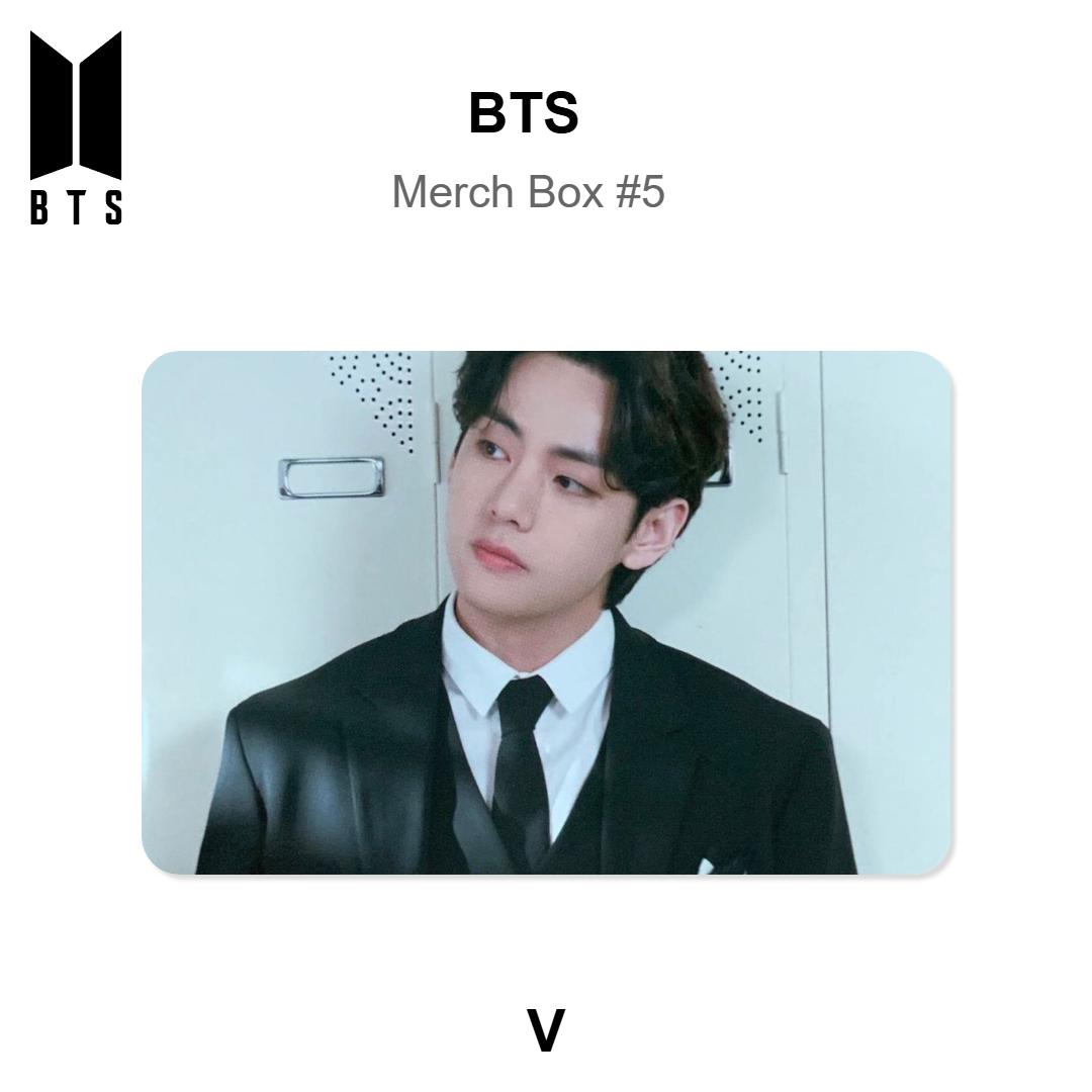 BTS Merch Box #5 Official Photocard V