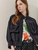 Maxza Out-Pocket Loose-Fit Blouson Crop Jumper