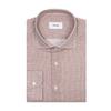 Vanbrough Luxurious Linen Blend Square Print Classic Shirt Bossg1071 Bw