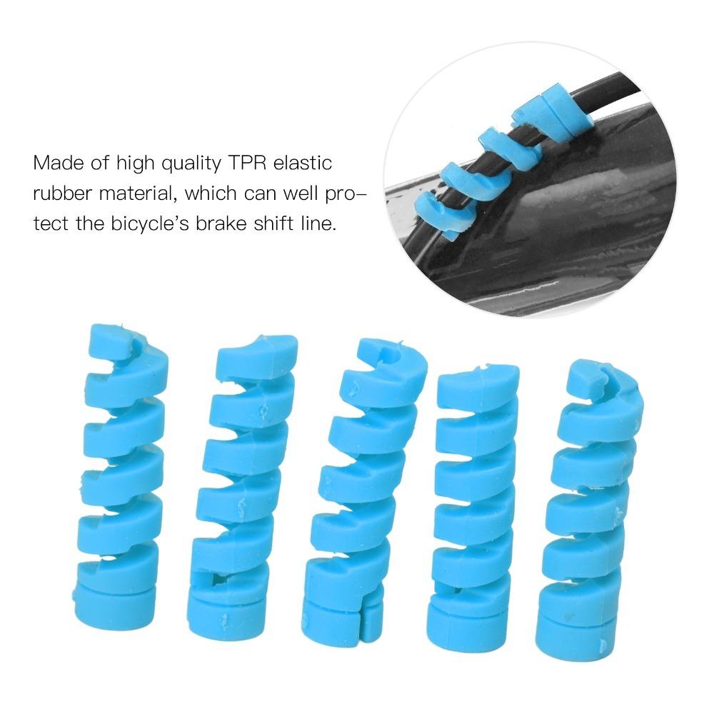 10PCS Anti-Friction Bike Cable Sleeve TPR Bicycle Brake Line Pipe Guard  Cable Protection