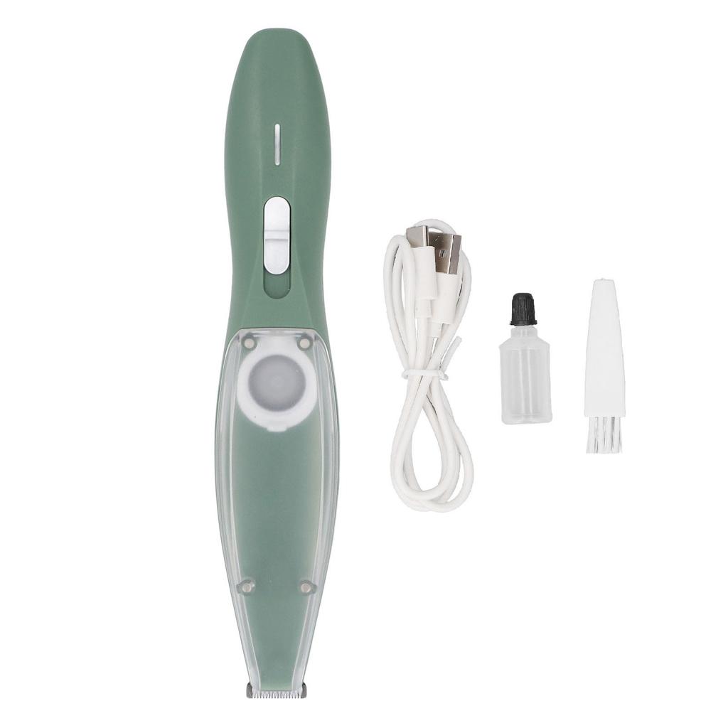 Small Dog Clipper Powerful Suction Low Noise Stainless Steel 600mAh Battery Pet Paw Trimmer for Cat