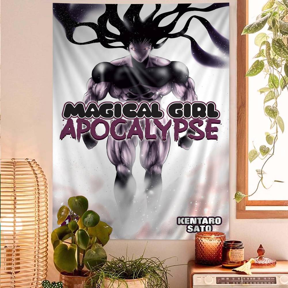 

Mmagical Girl Aapocalypse Tapestry Art Printing Art Science Fiction Room Home Decor Wall Art Decor 74x94cm(29x37in)