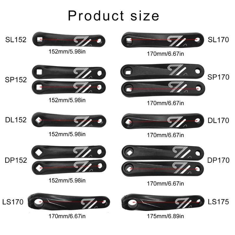 Bicycles Left Crank Arm Aluminum Alloy Crank Arm Replacement Accessory for Electric ,Fold ,Road Bike Easily to Use