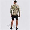Men's Long Sleeve Cycling Jersey Breathable Quick Dry Half Zip Pullover Lightweight Athletic Top for Outdoor Sports
