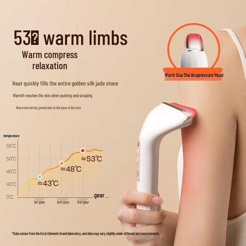 Red Light Warming Vibration Gua Sha Tool CN plug (adapter included)