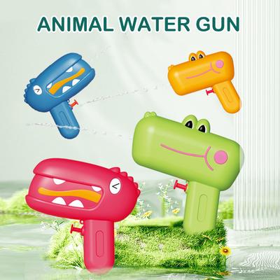 Cartoon Dinosaur Frog Water Gun Water Shooting Kids Swimming Pool Sand Beach Gun Splashing Toys Baby Bath Amusement Toy Gift