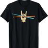 Retro Drum Sticks Art Men Boys Kids Percussion Drum Player T-Shirt (2)