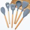 Cooking Tool Sets Non-toxic Cooking Baking Kitchen Tools Utensils Silicone Shovel Spoon Scraper Brush Spade Whisk Turner