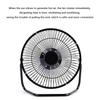 7W 6V Solar Panel with 8inch USB Exhaust Fan Solar Plate Exhaust Fan Ventilator for Home/Office/Outdoor Travel Camping/Pet House