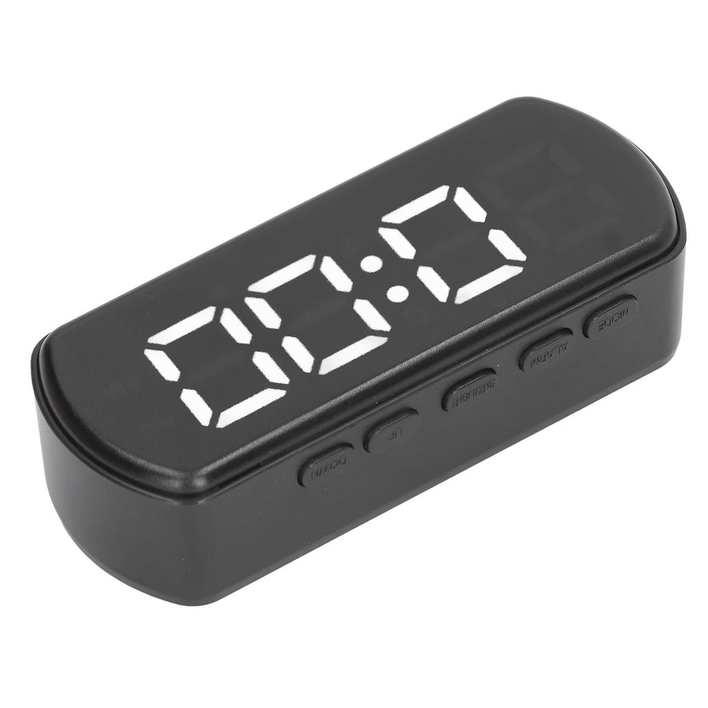 Digital Alarm Clocks Snooze Temperature 12 24Hr Small Electronic Desk Clock with LED Display for