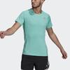 Adidas Adi Runner Reflective Round Neck Sports Tee Men Tops Mint-Green GJ9888